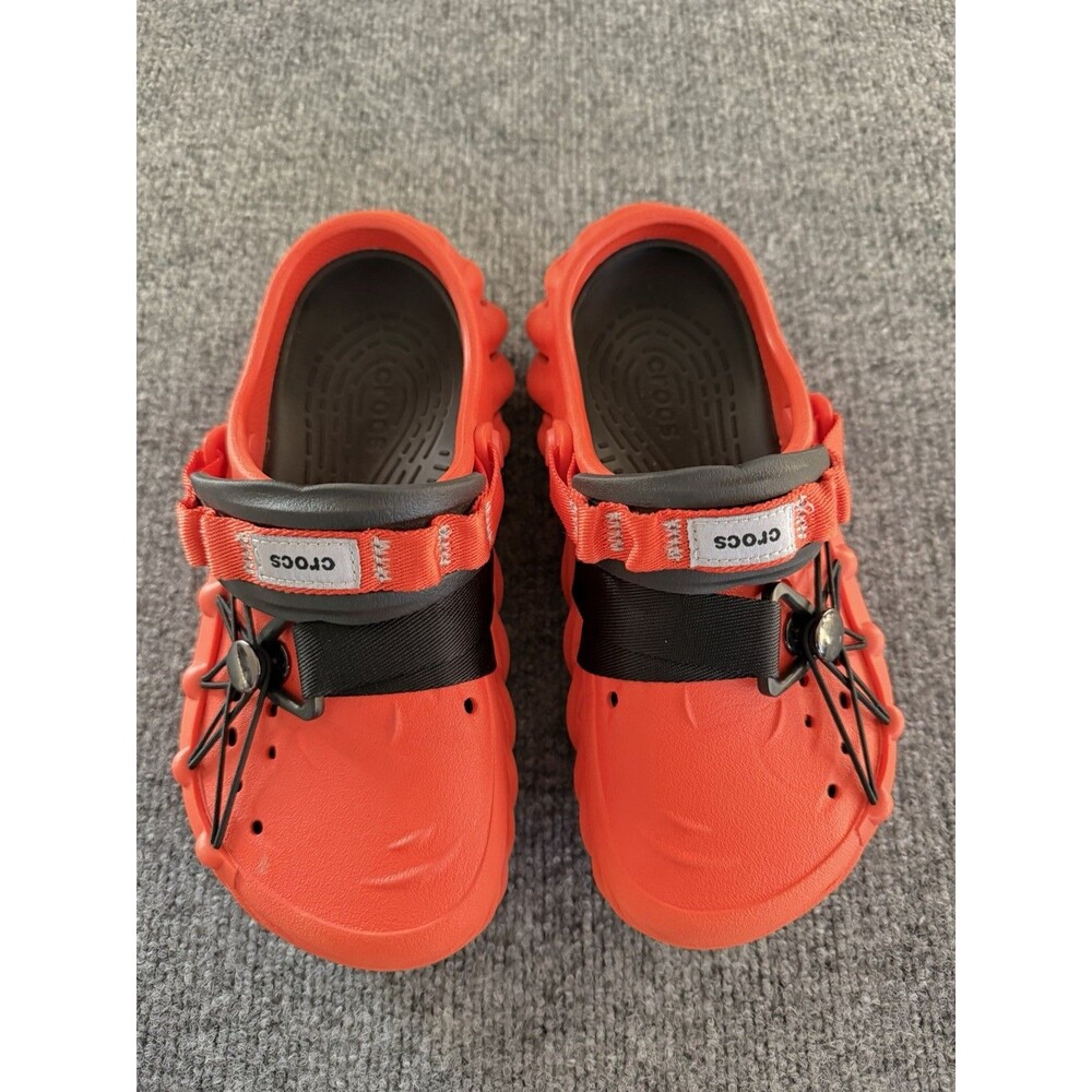 Crocs Echo Reflective Laces Clogs Lava Orange M5 W7 Out of Stock Rare 210004-84J